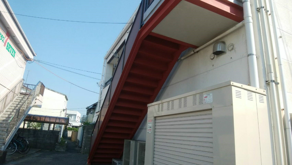 H30年6月 集合住宅階段塗替え塗装工事/下関市