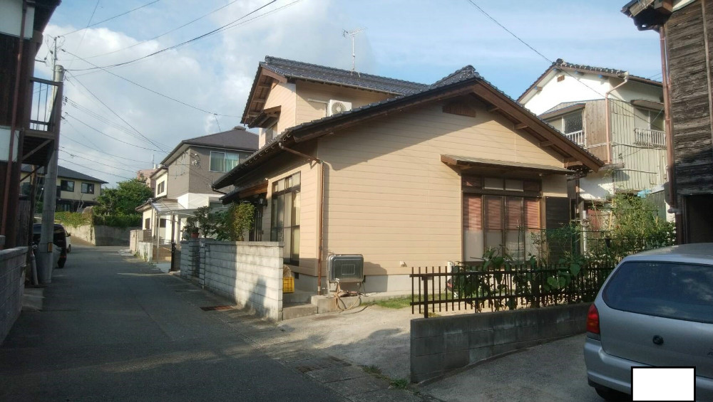 H30年7月 外壁塗装 塗替え/染み抜き施工　N邸/下関市